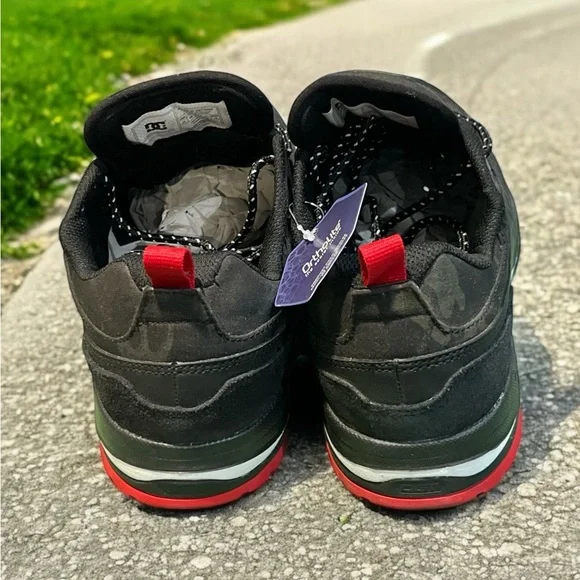 D C Shoe Company Men’s Leather Black Cam Accent Low Skate Sneakers Size 11. - Picture 4 of 6